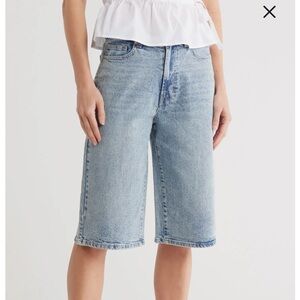 Habitual Light Blue Denim Bermudas